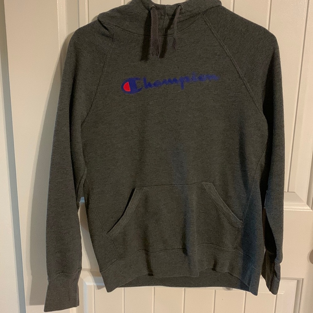 Gray Champion hoodie